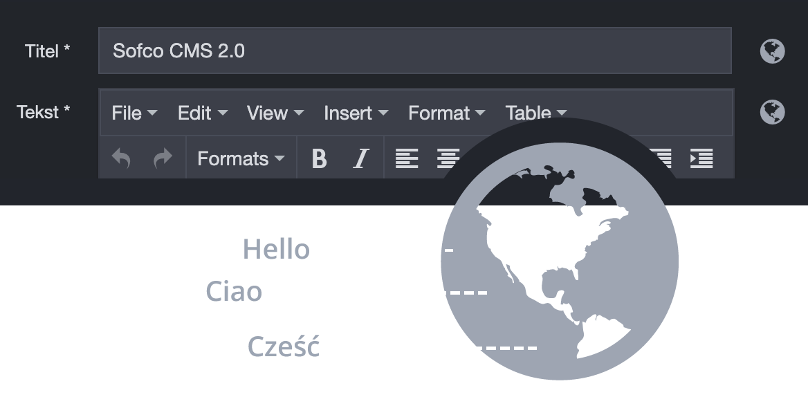 Translation module for automated translation of your content